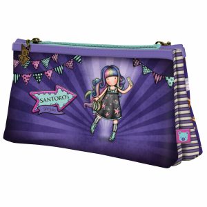 Double Carry-all Gorjuss Up and away Purple (21.5 x 11