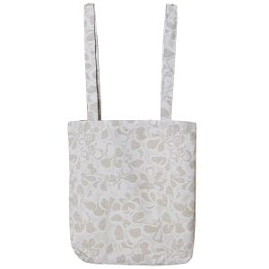 Fabric bag Alexandra House Living MARIAM White Textile 41 x 45 x 1 cm