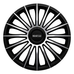 Hubcap Sparco Torino CS5 Black Silver 15" (4 uds)