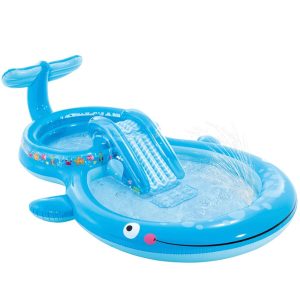 Inflatable Paddling Pool for Children Intex Playground Whale 235 L 23