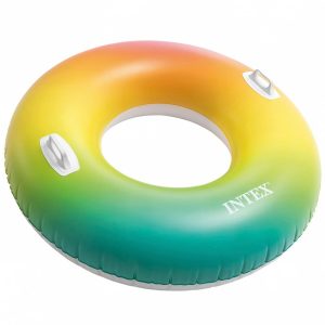 Inflatable Pool Float Intex 58202EP Multicolour Faded effect Ø 122 cm