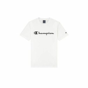 Men’s Short Sleeve T-Shirt Champion Crewneck White