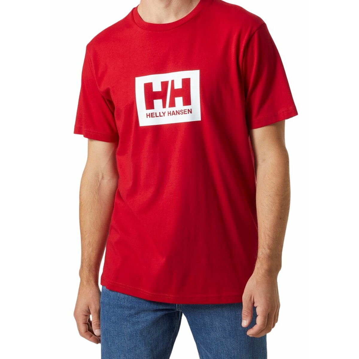 Men’s Short Sleeve T-Shirt HH BOX T Helly Hansen 53285 162 Red