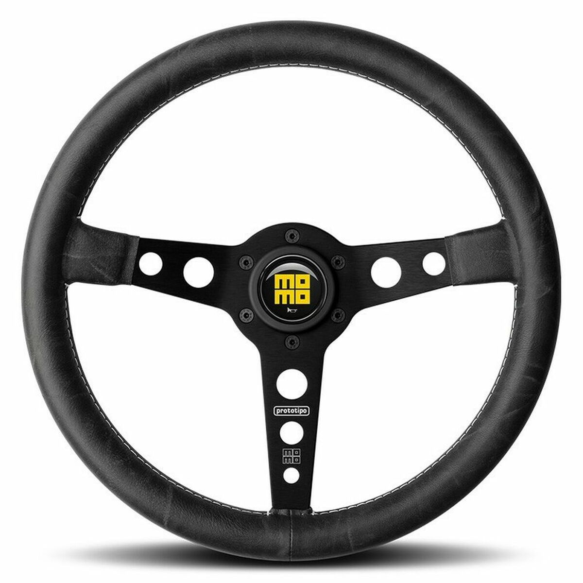 Racing Steering Wheel Momo PROTOTIPO HERITAGE Black Ø 35 cm (Refurbished B)
