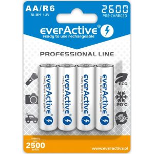Rechargeable Batteries EverActive EVHRL6-2600 2500 mAh 1