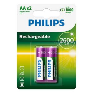 Rechargeable Batteries Philips R6B2A260/10 1