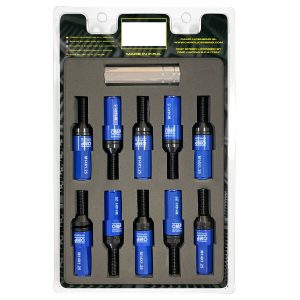 Screw kit OMP OMPS09971407 28 mm Blue M14 x 1