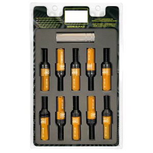 Screw kit OMP OMPS09971410 28 mm Orange M14 x 1