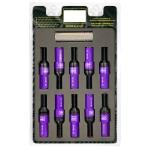 Screw kit OMP OMPS09971411 28 mm Purple M14 x 1