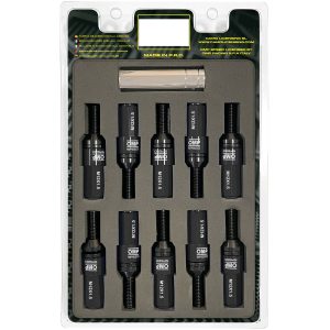 Screw kit OMP OMPS09981201 28 mm Black M12 x 1