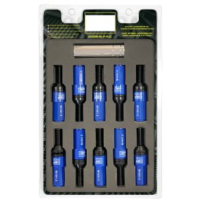 Screw kit OMP OMPS09981407 28 mm Blue M14 x 1
