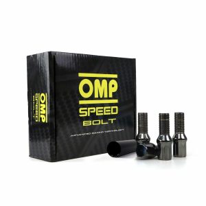Set Nuts OMP 27 mm Anthracite 20 uds M14 x 1