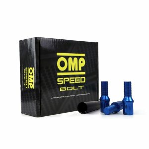 Set Nuts OMP 27 mm Blue 20 uds M12 x 1