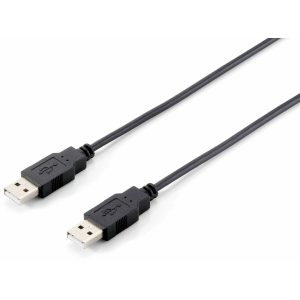 USB A to USB B Cable Equip 128870 Black 1