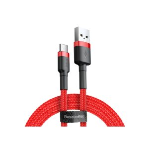 USB A to USB C Cable Baseus CATKLF-A09 Red 50 cm 0