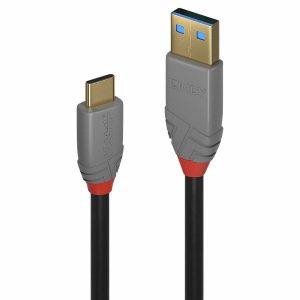 USB A to USB C Cable LINDY 36912 Black 1