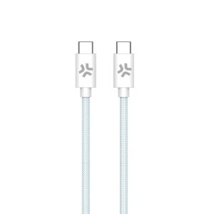 USB-C Cable Celly USBCUSBCCOTTLB Blue 1