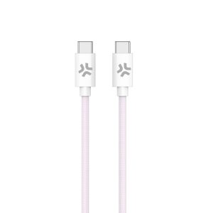 USB-C Cable Celly USBCUSBCCOTTPK Pink 1