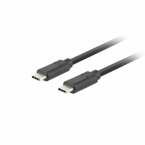USB-C Cable Lanberg CA-CMCM-32CU-0018-BK Black 1