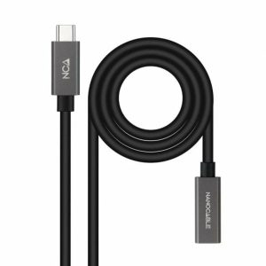 USB-C Extension Cable NANOCABLE 10.01.4401-L150 Black 1