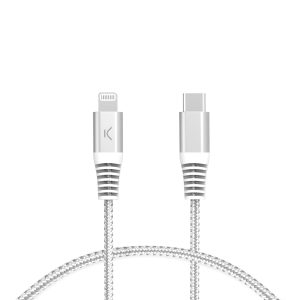 USB-C to Lightning Cable KSIX Grey