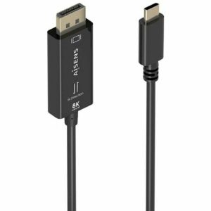 USB Cable Aisens A109-0879 Black 1