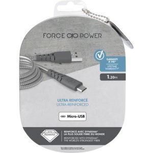 USB Cable BigBen Connected FPCBLMIC1.2MG Grey 1