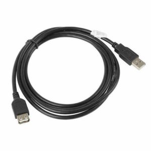 USB Extension Cable Lanberg CA-USBE-10CC-0018-BK Black 1