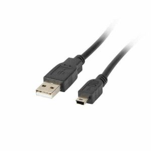 USB to Mini USB Cable Lanberg CA-USBK-10CC-0018-BK 1