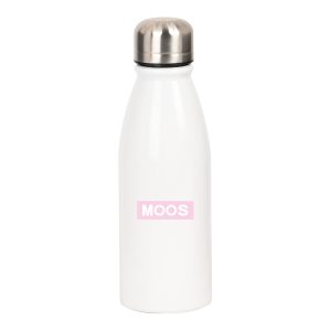 Water bottle Moos Butterflies White 500 ml